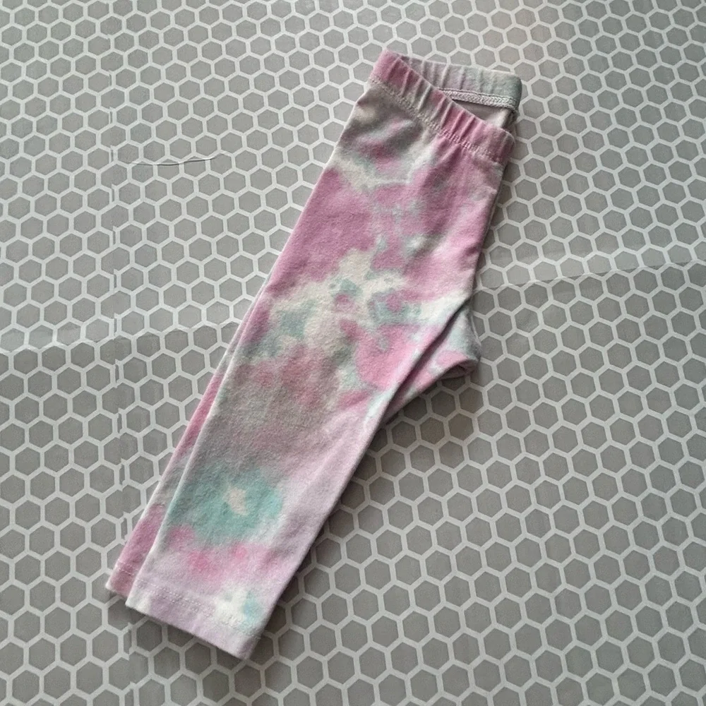 Cat & Jack Gray Sweatshirt w Pink Neckline Accent Matching Leggings   Size 12M